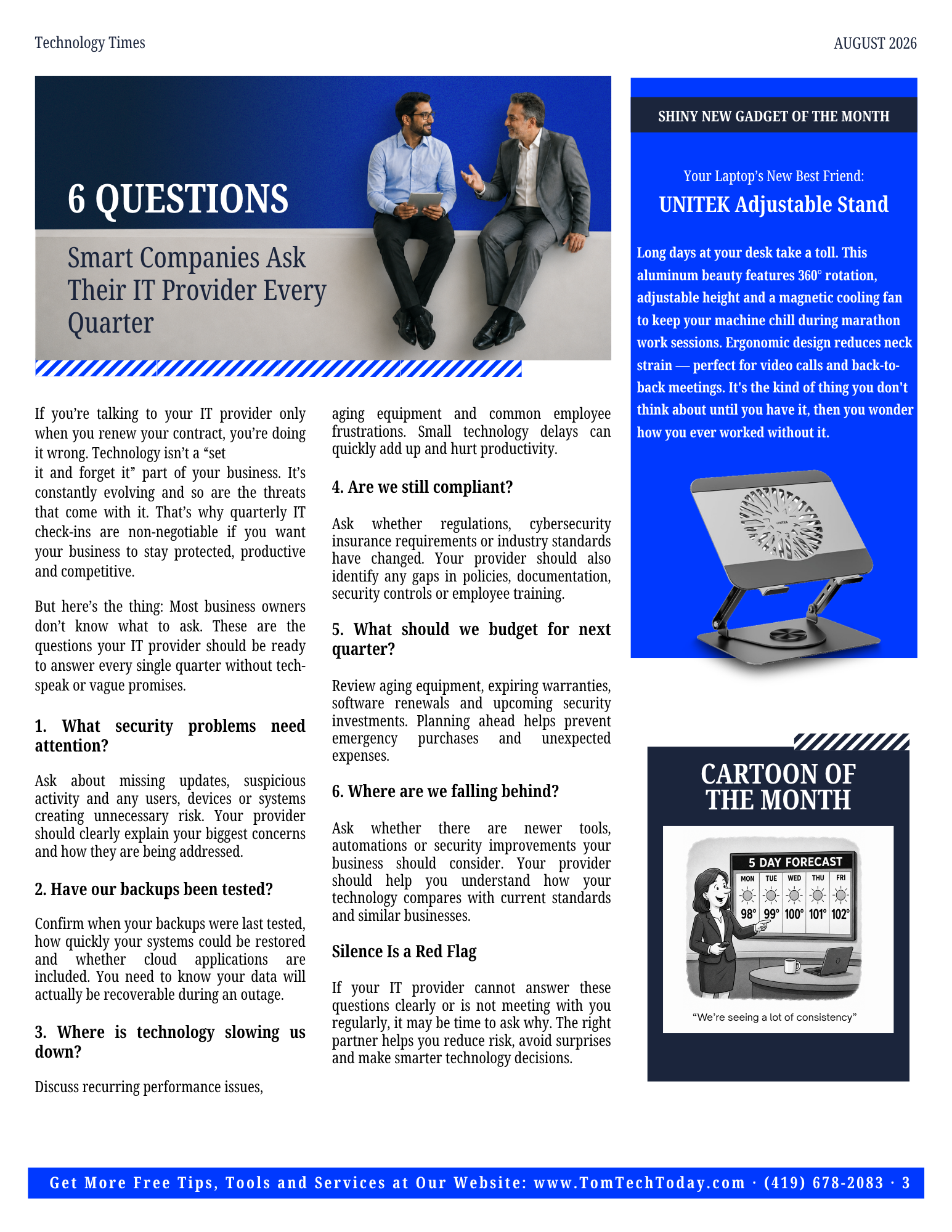 August Newsletter