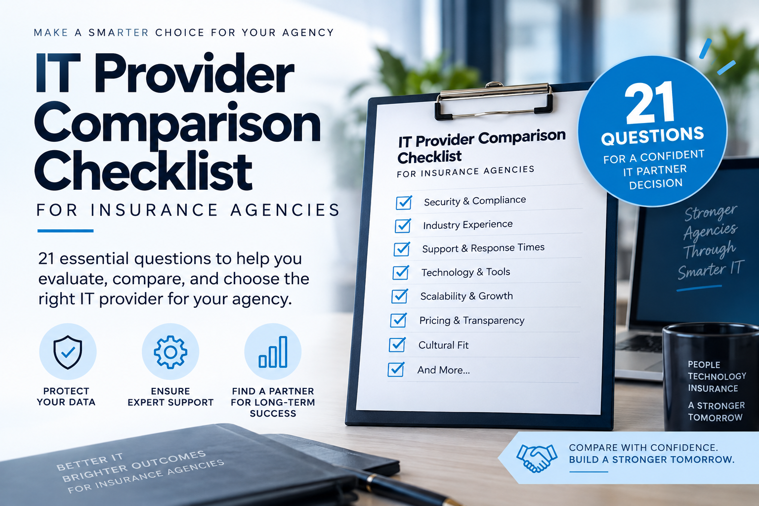 21 Questions Every Insurance Agency Should Ask Before Choosing an IT Provider