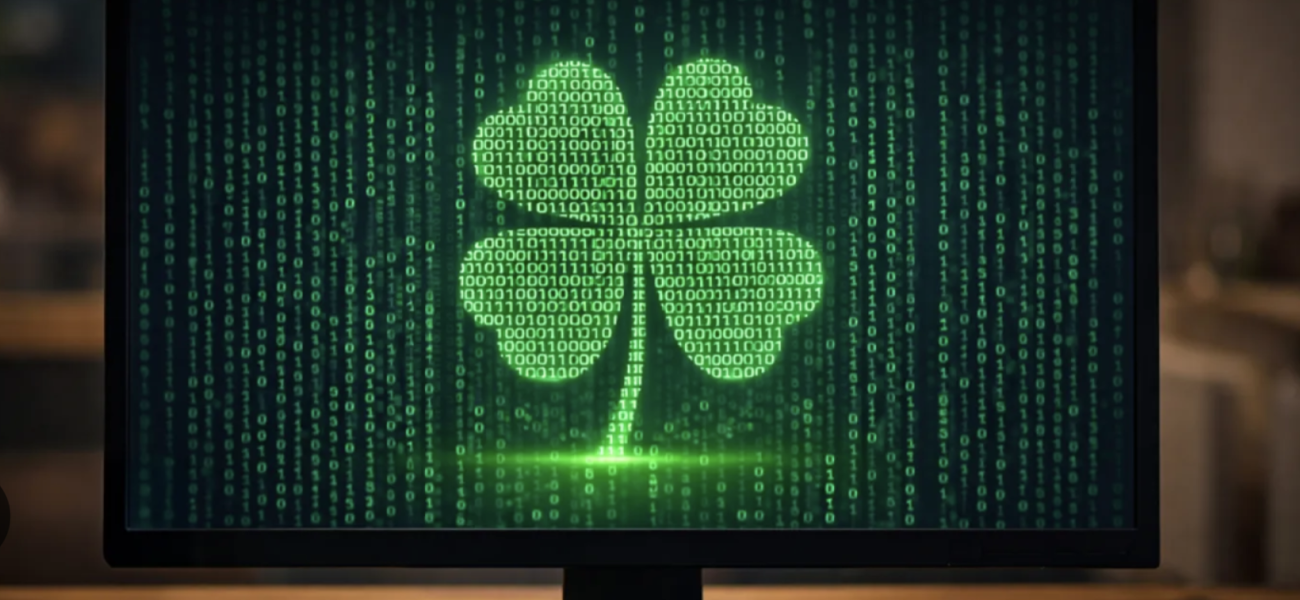Computerized four leaf clover