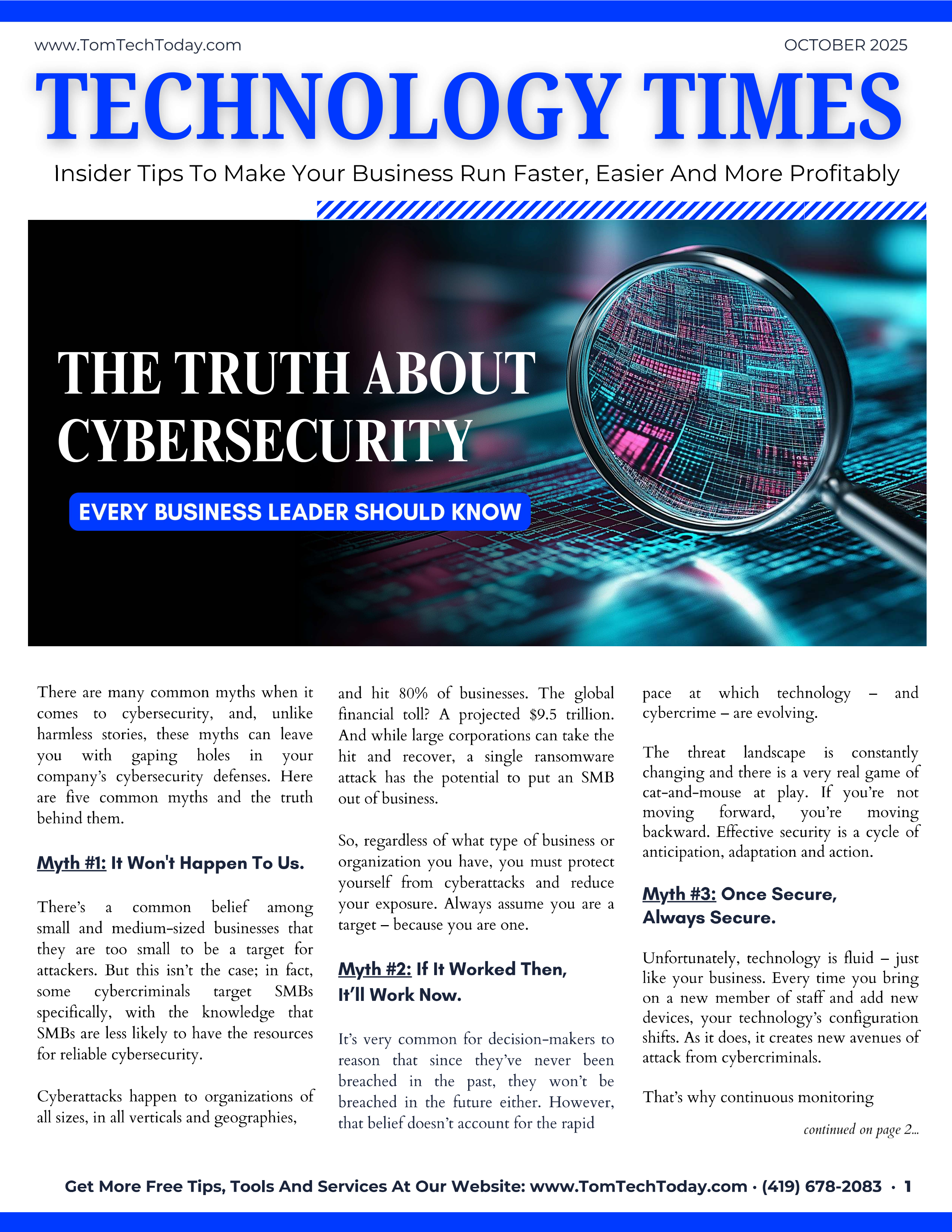October Newsletter