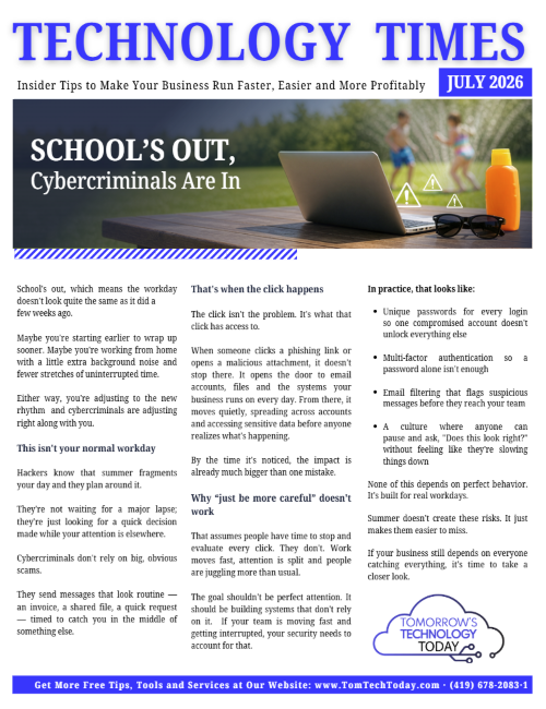 July Newsletter