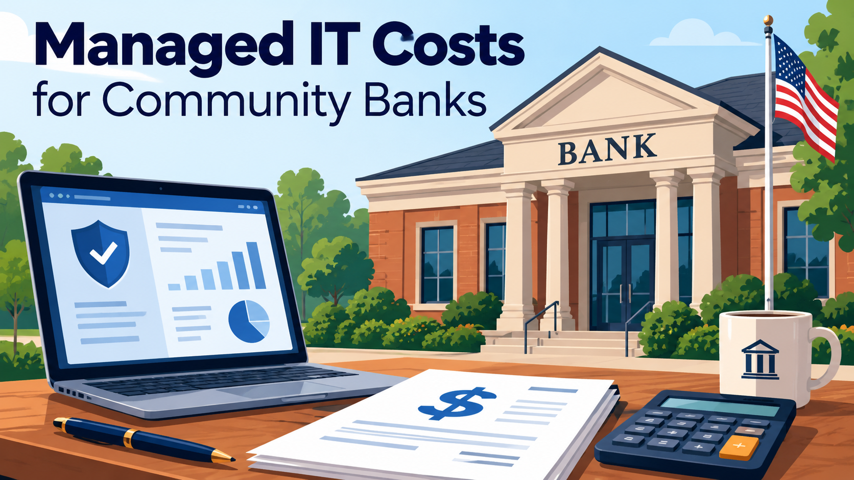 How Much Does Managed IT Cost for a 25–100 Employee Community Bank in Ohio?